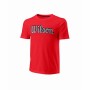 Camiseta de Manga Corta Hombre Wilson Rojo