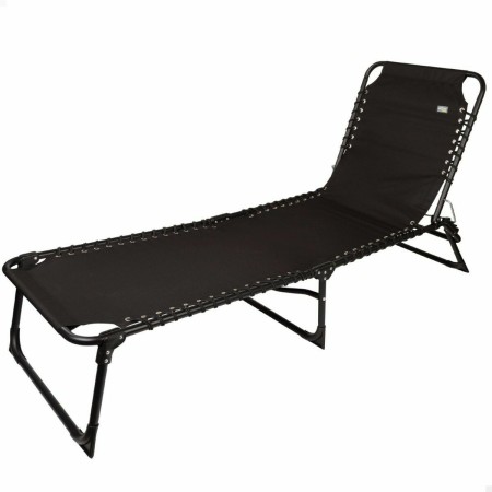 Tumbona Aktive Negro 190 x 58 x 32 cm