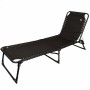 Tumbona Aktive Negro 190 x 58 x 32 cm