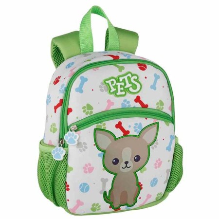 Cartable Pets Chihuahua Vert 26 x 21 x 9 cm