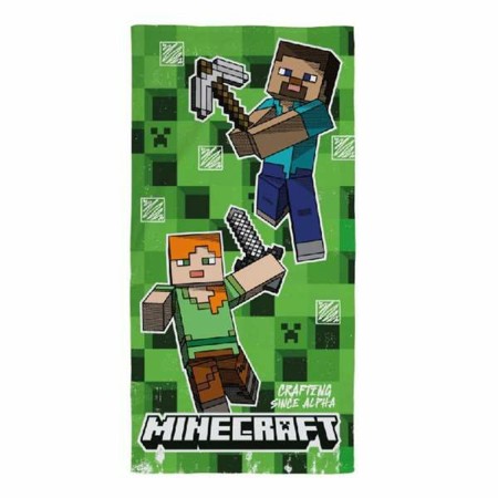 Toalla de Playa Minecraft 70 x 140 cm Poliéster