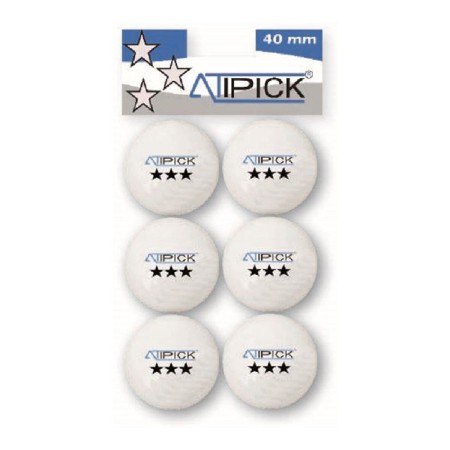 Balles Atipick RQP40404 Ping Pong (6 pcs)