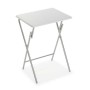 Table Piable Versa Blanc Métal Bois MDF (37,5 x 65,5 x 47,5 cm)