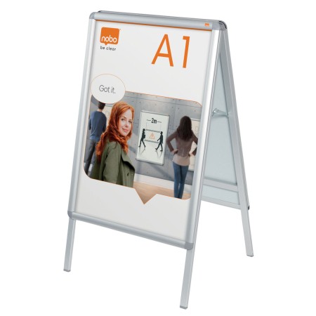 Tablón de Anuncios Nobo Aluminio Polipropileno