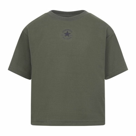 T shirt à manches courtes Enfant Converse Chuck Patch Boxy Olive