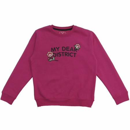 Sudadera sin Capucha Niña Softee Lunar Infantil Rosa oscuro
