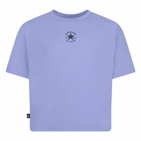 T shirt à manches courtes Enfant Converse Chuck Patch Boxy Violet