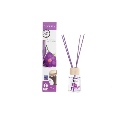 Bâtonnets Parfumés DKD Home Decor Violet (4 x 4 x 20 cm) (30 ml)