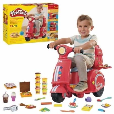 Juego de Plastilina Play-Doh My Pizza Scooter rouge