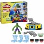 Juego de Plastilina Play-Doh Hulk Smash It All Multicolor