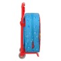 Cartable à roulettes SuperThings Rescue Force Bleu 22 x 27 x 10 cm