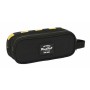 Trousse Fourre-Tout Double BlackFit8 Zone Noir 21 x 8 x 6 cm Recyclado