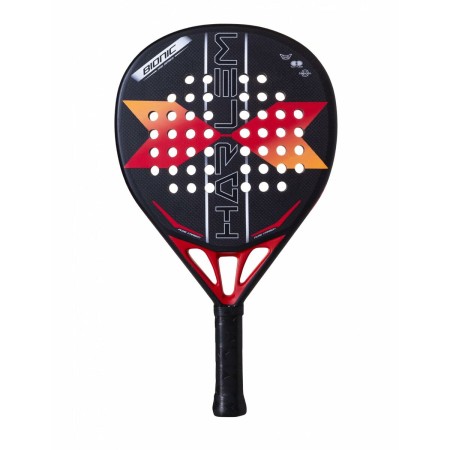 Pala de Pádel Harlem Padel Bionic Negro Rojo