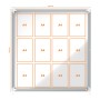 Tablón de Anuncios Esselte Blanco Aluminio Cristal 100 x 97,2 x 4,5 cm