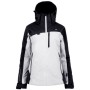 Anorak de ski Joluvi Sestriere Blanc Noir