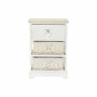Caisson à Tiroirs DKD Home Decor Naturel Blanc osier Bois de paulownia (40 x 29 x 58,5 cm)