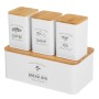 Pots Blanc Naturel 6,5 L 1,3 L