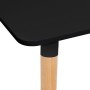 Table Noir Naturel 80 x 80 x 75 cm