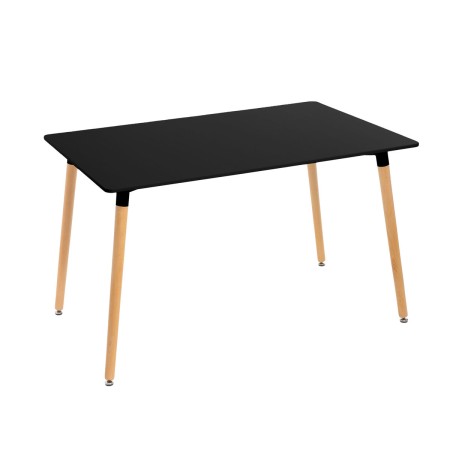 Table Noir Naturel 120 x 80 x 75 cm