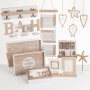 Cadre photo Blanc Naturel Bois MDF