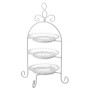 Coupe à fruits Blanc Transparent Verre 21 x 21 x 32 cm
