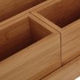 Organisateur de maquillage Bambou 28 x 18 x 15 cm
