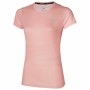 Camiseta de Manga Corta Mujer Mizuno Rosa
