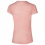 Camiseta de Manga Corta Mujer Mizuno Rosa