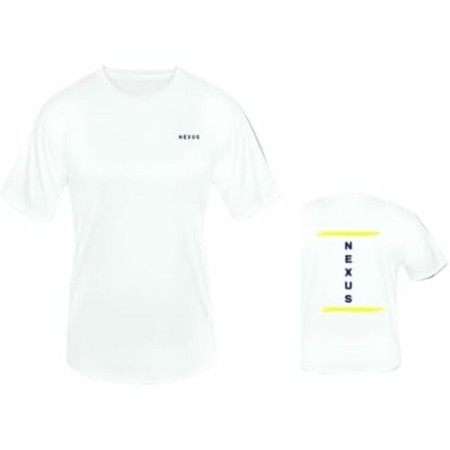 Camiseta de Manga Corta Hombre Nexus Gran Barrera Blanco Marrón