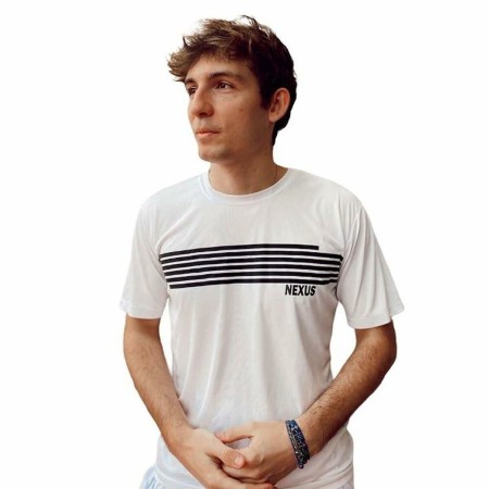 Camiseta de Manga Corta Hombre Nexus Trust Blanco