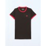 Camiseta de Manga Corta Mujer Nexus CAMIGUIN Negro Rojo