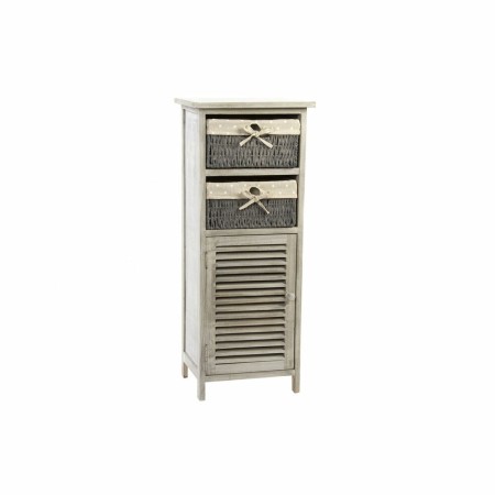 Caisson à Tiroirs DKD Home Decor Gris Beige Bois (38 x 28 x 85 cm)
