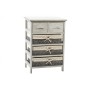 Caisson à Tiroirs DKD Home Decor Gris Beige Bois (42 x 30 x 60 cm)