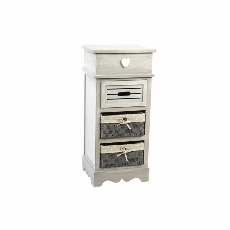Caisson à Tiroirs DKD Home Decor Gris Beige Bois (36 x 31 x 79 cm)
