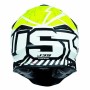 Casco Integral Just1 J-18 F HEXA Negro Blanco