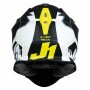 Casco Integral Just1 J-18 F HEXA Negro Blanco