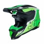 Casco Integral Just1 J-40 Flash Negro Verde