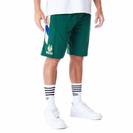 Pantalón Corto Deportivo New Era NBA Milwaukee Bucks Verde