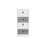 Caisson à Tiroirs DKD Home Decor Gris Blanc Bois de paulownia (36 x 25 x 79 cm)