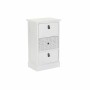 Caisson à Tiroirs DKD Home Decor Gris Blanc Bois de paulownia (36 x 25 x 62 cm)