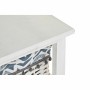 Caisson à Tiroirs DKD Home Decor Bleu Blanc osier Bois de paulownia (40 x 29 x 59 cm)