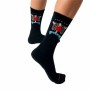 Calcetines Deportivos Jimmy Lion Athletic Frida Heart Negro