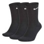 Calcetines Deportivos Nike EVERYDAY CUSHIONED SX7664 Negro Nylon (3 pcs)