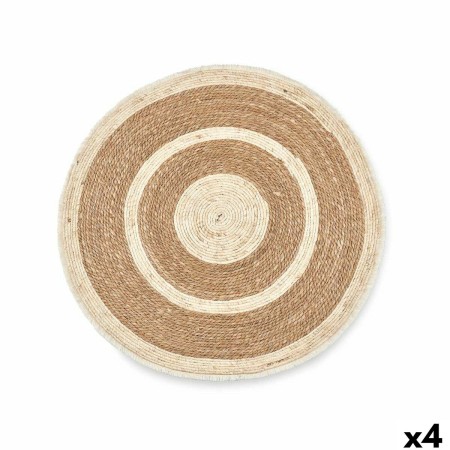 Alfombra GiftDecor 94282 Natural Esparto 100 x 2 x 100 cm (4 Unidades)