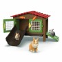 Playset Schleich Rabbit Hutch Set