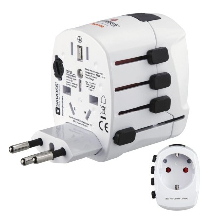 Adaptateur universel Hama TRAVEL Blanc