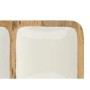 Bandeja con Compartimentos GiftDecor MALI-991 W Blanco 29,5 x 3 x 29,5 cm (6 Unidades)