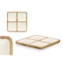 Bandeja con Compartimentos GiftDecor MALI-991 W Blanco 29,5 x 3 x 29,5 cm (6 Unidades)