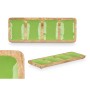 Bandeja con Compartimentos GiftDecor MALI-941 G Verde 46 x 3 x 17 cm (6 Unidades)