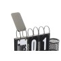 Calendrier de bureau DKD Home Decor Noir Métal Gris clair (26 x 8 x 18 cm)